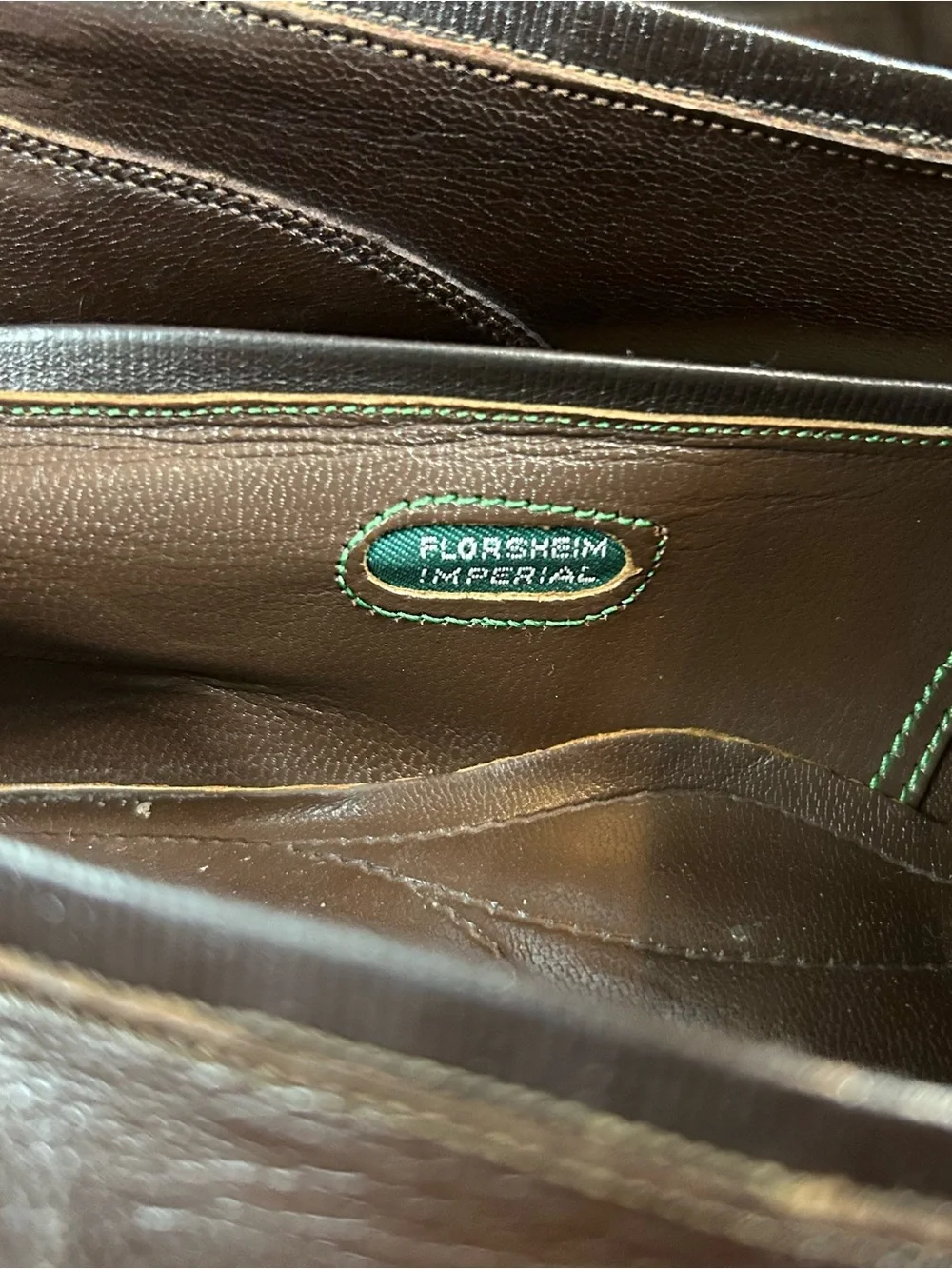 Vintage Florsheim imperial Dark Brown Leather Tassel Loafers